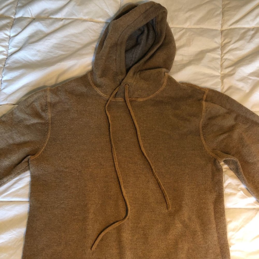 Tailor Vintage Merino Wool Hoodie Sweater Small